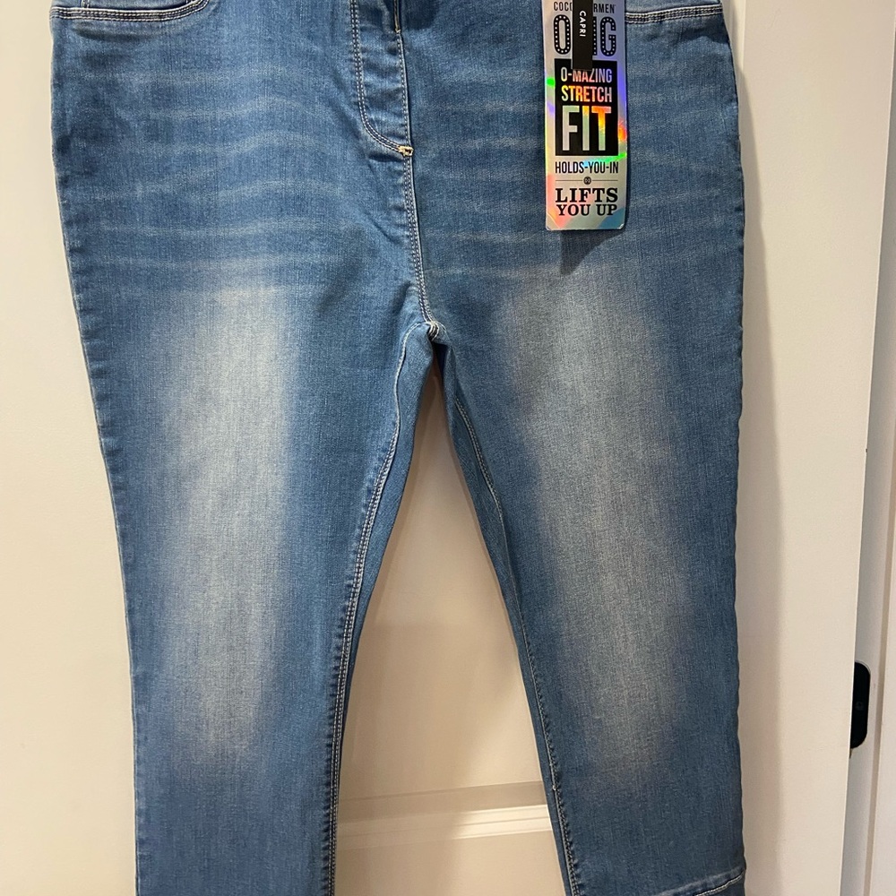Coco + Carmen Light Blue Stretch Jeggings